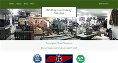 Desktop Screenshot of battlegroundarmysurplus.com